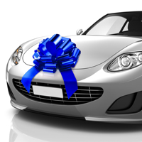 Grand nœud floral de 23 pouces à tirer par cordon pour décoration de voiture de mariage, emballage personnalisé, prix de gros, nœud à tirer pour voiture ou porte, pour fêtes et anniversaires