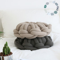 Oreiller en tricot personnalisé en acrylique écologique Kle, avec motifs floraux et animaux, pour un massage rafraîchissant, utilisable en toutes saisons pour la maison et l'hôtel