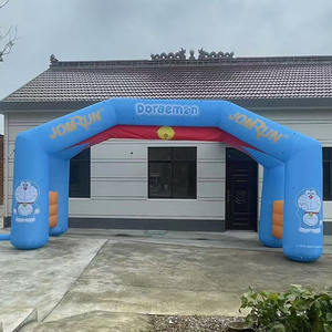 مصنع في المخزون في الهواء الطلق ماراثون الاحتفال نفخ الشعار الأقواس عبر الحدود الإعلان قوس قزح بوابات الهواء نماذج - Product Image 4