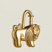Breloque de sac en métal de luxe motif Lion Lock, étanche, mini pendentif pour sac à main, OEM/ODM pour sac à bandoulière et sac seau