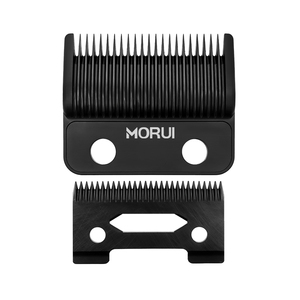 Lame di Ricambio per Tagliacapelli in Grafite Nera DLC, Resistenti all'Usura e al Calore, Personalizzabili per Trimmer e <span class=keywords><strong>Clipper</strong></span> - Product Image 4