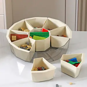 Building Blocks Parts Storage Box 9 Grids Transparent Small Particles Classification Sorting Box Toy Storage Box