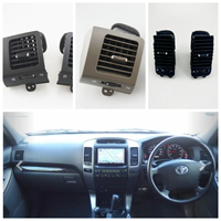 Pour Lexus GX470 Toyota Land Cruiser Prado 120 FJ120 – Cadre de sortie d'air conditionné, plaque de ventilation, panneau d'accessoires