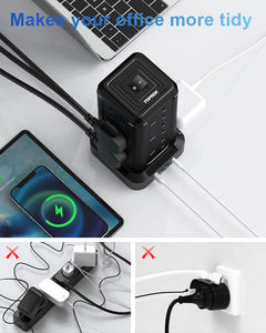 <span class=keywords><strong>Torre</strong></span> de alimentación de alta calidad, enchufe de salida multicapa, inteligente, 12 <span class=keywords><strong>enchufes</strong></span> universales de CA, placa de extensión USB para <span class=keywords><strong>Cocina</strong></span> - Product Image 5