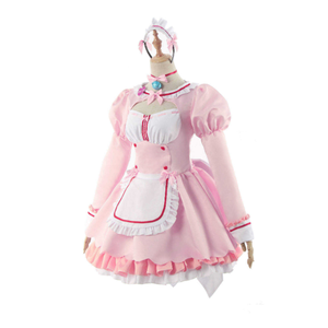 Disfraz de Cosplay de Anime para Mujer, Disfraz de Chocola y Vanilla, Disfraz de Sirvienta Chocola, Vestido Lolita - Product Image 2