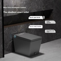 Ensemble de bidet de toilette en céramique intelligent haut de gamme WC carré avec télécommande S-Trap Drainage siège chauffage salle de bain articles sanitaires