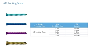 Vis à blocage ALPS de 2,4 mm en titane, approuvées CE ISO, <span class=keywords><strong>pour</strong></span> implants orthopédiques vétérinaires, vis chirurgicales osseuses équines <span class=keywords><strong>pour</strong></span> <span class=keywords><strong>chevaux</strong></span> - Product Image 2