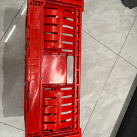 Panier à fruits pliable et réutilisable Caisse pliable en plastique pour légumes Boîtes de rangement recyclables et récipients en plastique