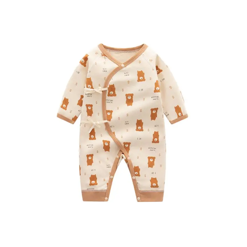 Nouveau bébé combinaison pur coton mignon décontracté nouveau-né pyjama fabricant bébé barboteuse vêtements