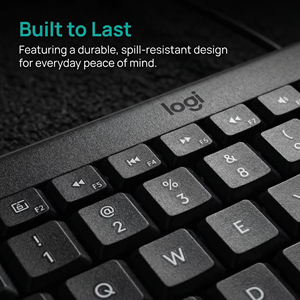 Logitech K106 Wired Keyboard, Home Use 99-key Membrane Keyboard, <b>USB</b> Interface, <b>Plug</b> and Play, Anti-spill Design, K106 - Product Image 4