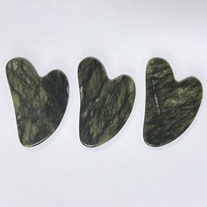 Natural xiuyan guasha Beauty jade Jade facial massage tool Natural jade scraper Beauty face scraper jade gua sha - Product Image 5