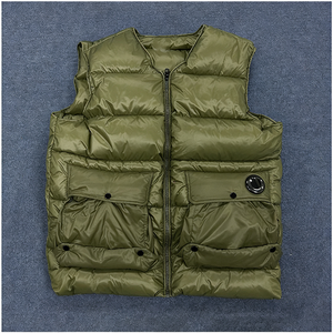 Rompi Termal Berkualitas Tinggi untuk Musim Dingin, Jaket Tanpa Lengan Kasual Pria, Rompi Tebal Hangat Berlapis, Rompi Berisi Dakron - Product Image 4