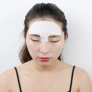 Cerotto sulla fronte in idrogel con acido ialuronico idratante foglio maschera per il viso disponibile per la fornitura di OEM