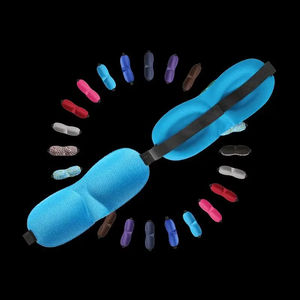 Masque de sommeil 3D naturel en gros pour les yeux, cache-yeux portable doux pour femmes et hommes, bandeau de voyage, 1 pièce - Product Image 3