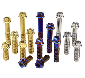 Титановый шестигранный фланцевый болт 5 класса M10/M5 10 мм для велосипедов и мотоциклов M8/M6/M7/M8 велосипедный болт винт титановый фланцевый болт M16 - Product Image 6