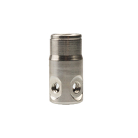 Buse de brumisation FOGGER en laiton à 4 trous d'extrémité, raccord rapide haute pression 200 bars, pour système de refroidissement par eau pour usage en jardin