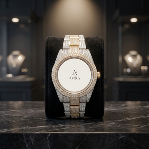 Nouvelle montre de luxe en moissanite 41 mm, style hip-hop, pour cadeaux, fêtes et occasions, disponible à prix abordable en provenance d'Inde. - Product Image 1