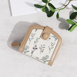 Wholesale Custom Printed Women Coin <b>Purse</b> New Design Cute Card Holder Ultra-Thin Wallet High Quality PU Multi-card Zipper Wallet - Product Image 2