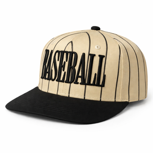 Casquette de baseball personnalisée à visière plate en sergé de coton noir, snapback, patch, 6 panneaux, performance, voyage, respirante, imperméable, basketball - Product Image 4