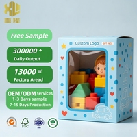 Scatole Personalizzate per Confezioni Regalo di Giocattoli con Finestra in Plastica Trasparente, Imballaggio Personalizzato in Carta per Giocattoli