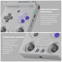 Consola de Juegos Anbernic RG34XXSP, Sistema Linux de 64 Bits, Consolas de Videojuegos Retro, Pantalla IPS de 3.4 Pulgadas, Wi-Fi Portátil, 5000 Juegos