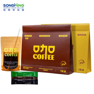 Café noir américain instantané en poudre, marque privée Songming, 21g, durée de conservation de 12 mois - Product Image 1