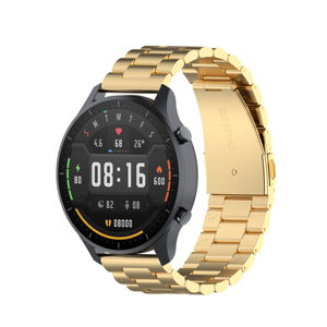 Convient à la montre intelligente Huawei <span class=keywords><strong>Samsung</strong></span> <span class=keywords><strong>Gear</strong></span> S3/S2/Sport <span class=keywords><strong>S4</strong></span> Bracelet de montre à trois brins en acier inoxydable - Product Image 3