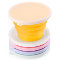 Bol pliable en Silicone pour enfants, de qualité alimentaire, ensemble de récipients de stockage des aliments pliables, boîte à Lunch Bento réutilisable pour enfants, 1 pièce