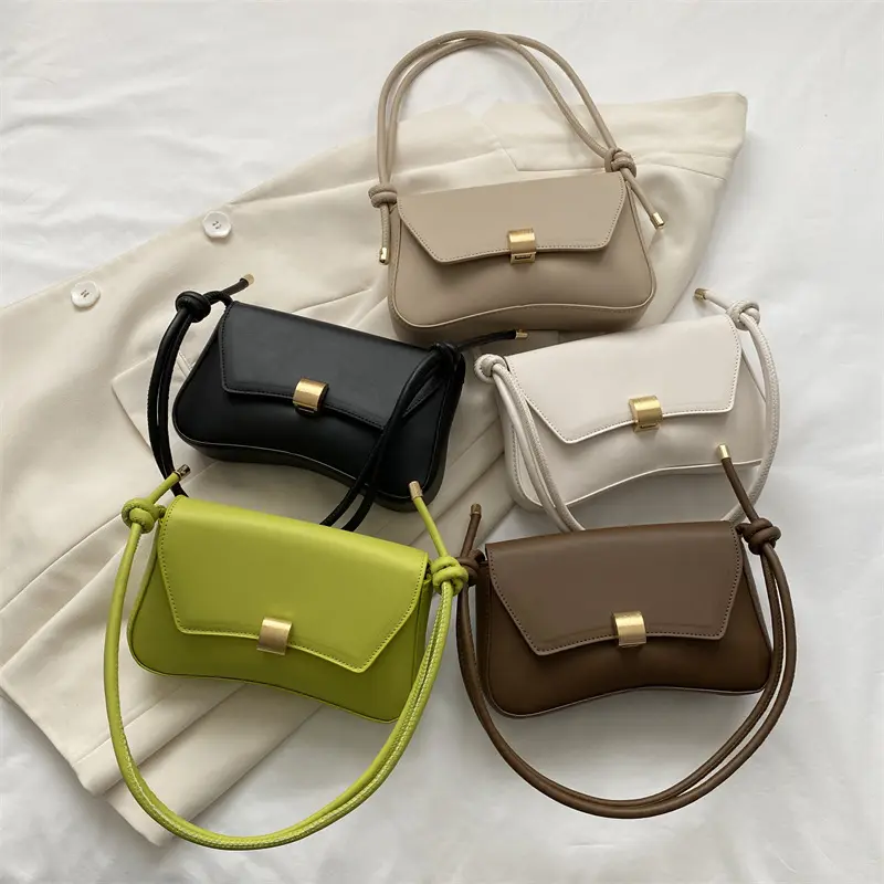 Màu Rắn Túi Phụ Nữ 2024 Mùa Hè Phổ Biến Đơn Giản Thiết Kế Thời Trang Túi Crossbody Giá Thấp Của Phụ Nữ Túi Xách