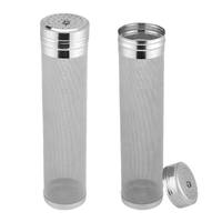Filtre cylindrique en acier inoxydable 304 pour la filtration des liquides dans la fabrication de bière, efficacité de 99 %, usage domestique