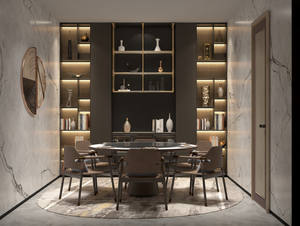 Luxury Modern Custom-Made Wooden Eco-Friendly Dining Cabinet with Storage <b>for</b> Dining/Living Rooms Multifunctional Furniture - Product Image 3