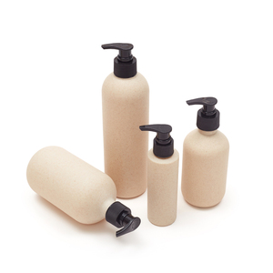 Bán buôn khách sạn tiện nghi tắm nhà dầu gội rỗng bơm mỹ phẩm bao bì rơm lúa mì phân hủy sinh học chai nhựa - Product Image 4