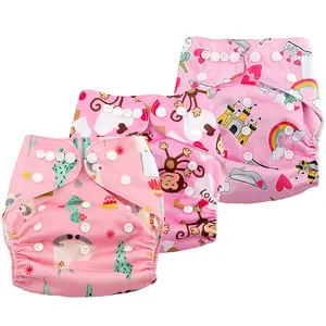 PUL Waterproof Insert Changeable Washable Reusable Pocket Baby Cloth Diapers