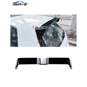 AMP-Z Golf MK7 MK7.5 parlak siyah arka çatı kanat Spoiler için VW Golf MK7 MK7.5 2013-2019 araba aksesuarları ABS malzeme - Product Image 1