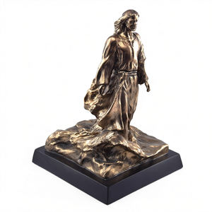 Etechan Harz-Kaltguss Bronze Jesus-Statue Religiöse Figur Christliche Heimdekoration - Product Image 2