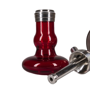 Mini Shisha Venta superior Alta calidad Plata Acero inoxidable 40CM <span class=keywords><strong>Amy</strong></span> <span class=keywords><strong>Deluxe</strong></span> Hookah Narguile Shisha Fumar Set Hookah - Product Image 5