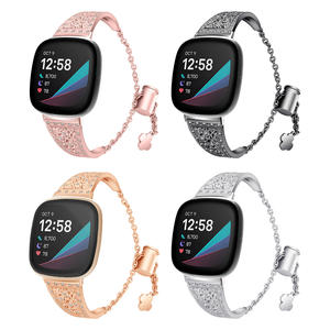 <span class=keywords><strong>Bracelet</strong></span> en métal <span class=keywords><strong>titane</strong></span> à chevrons 18 carats 26mm <span class=keywords><strong>bracelet</strong></span> de montre intelligente en maille magnétique argentée et or rose pour Nh35 - Product Image 4