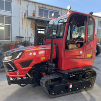 Tracteur chenillé industriel haute résistance multifonctionnel pour usage agricole, bon prix, rotoculteur 50 CV, tracteur chenillé 60 CV
