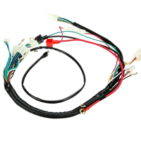 Faisceau de câblage pour quad ATV et buggy des dunes 50cc-125cc, avec conducteur en cuivre flexible, adaptateur, connecteur, démarrage électrique et circuit complet