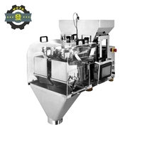 Machine de pesage et de conditionnement automatique de granulés de ciment nutritif pour plantes, avec convoyeur et emballage sous film pour sacs d'emballage alimentaire
