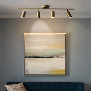 Noir Or Moderne Intérieur LED <span class=keywords><strong>Lampe</strong></span> Minimaliste Rotation Spot <span class=keywords><strong>Lumière</strong></span> Multi Têtes Long Plafonnier pour <span class=keywords><strong>Magasin</strong></span> Restaurant Hôtel Café - Product Image 6