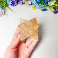 Vente en gros de cristaux de quartz naturels sculptés à la main, pierres de guérison, cristaux artisanaux, Merkaba pour la décoration