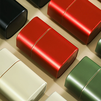 Boîtes rondes en métal personnalisées pour chocolat et thé, mini-boîtes d'emballage rondes avec bouchons intérieurs et couvercles, boîtes rondes en métal