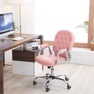<b>Nail</b> Salon Furniture Manicure Adjustable Work Chairs Cute Swivel Rolling <b>Nail</b> Chairs pink Ergonomic Chair - Product Image 4