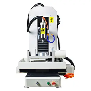 Steel Structure CNC Router 3040 5 Axis Milling and Cutting Engraver 45# Steel XYZAC Axis Closed Loop or Servo Motor MACH3 USB