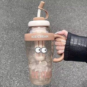 Botella de Agua de Plástico Ecológica de 1300 ml, a Prueba de Fugas, con Pajita, Linda y Portátil, para Niños, para Deportes de Verano, Personalizable - Product Image 6