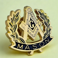 Broches en métal personnalisées avec placage antique personnalisable et finition émail dur - Cadeaux promotionnels et souvenirs d'anniversaire