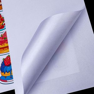 FX Inkjet Printable A3 A4 Matte Textured Adhesive Linen <b>Sticker</b> Paper Blank Beige Paper Craft Label for Laser Inkjet Printer - Product Image 1