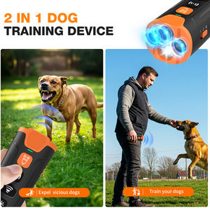 Dispositivo de entrenamiento de control antiladridos para perros, Corrector de comportamiento disuasorio de ladridos ultrasónico, repelente de perros de autodefensa para exteriores - Product Image 5
