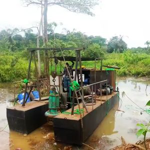 Schnell Montierbarer Kleiner Elektrischer <span class=keywords><strong>Mini</strong></span>-Kabelbagger, Tauchfähiges Baggerboot mit Pumpe & <span class=keywords><strong>Motor</strong></span>, 500m/h Kapazität zum Verkauf - Product Image 3